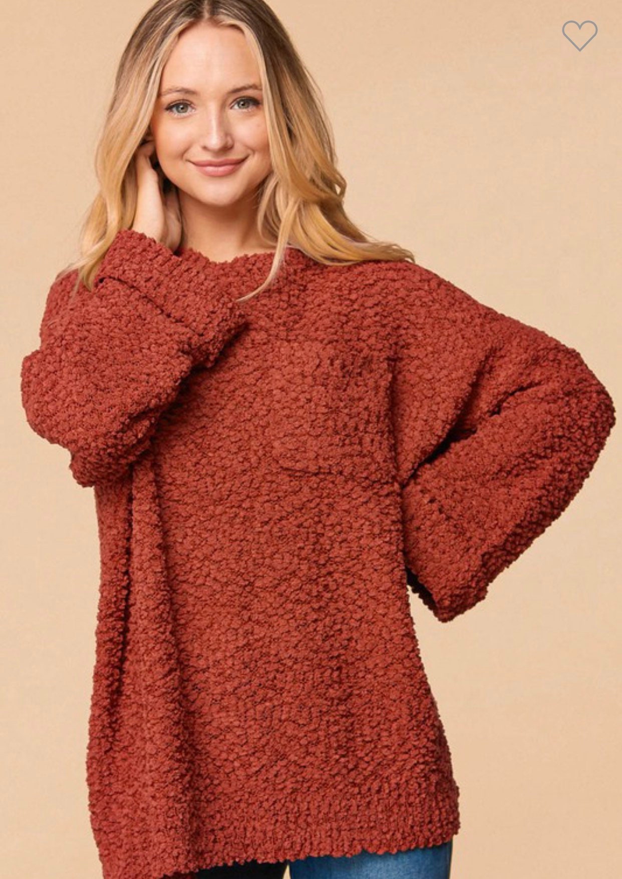 Rust Color Sweater - Etsy