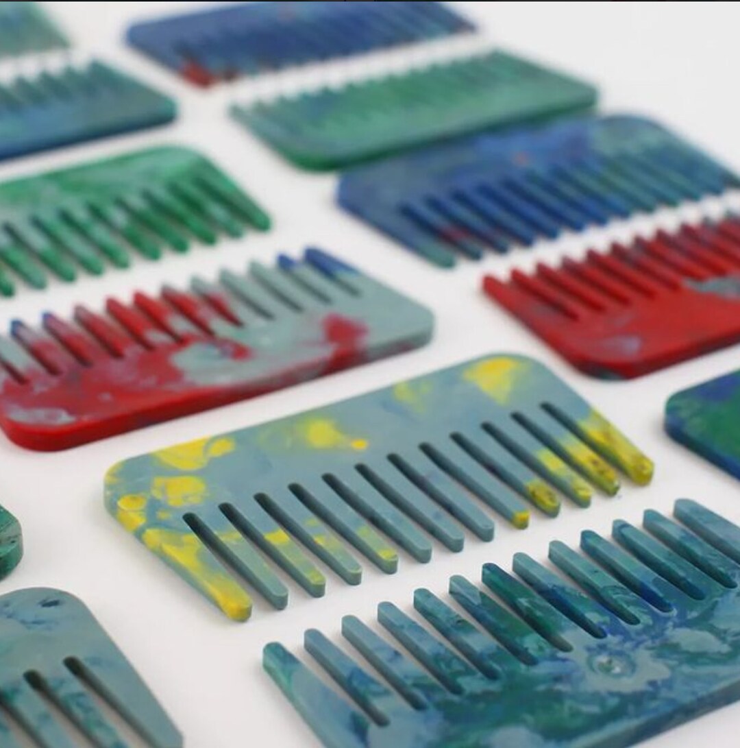 Hair Combs Made From Recycled Plastic Etsy