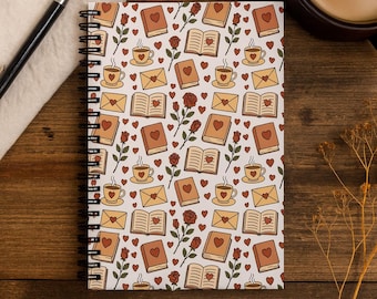 読書好きのための読書日記帳：本好きのためのロマンススパイラルノート