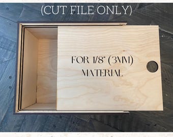 Keepsake Box File: 12x10x6, 1/8" Material (Digital Download)