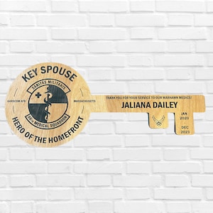 Military Key Spouse-Command Spouse Gift, Thank you gift, Recognition Award