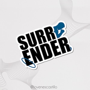 Surrender sticker cristiano