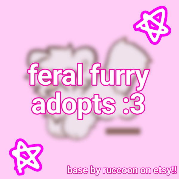 feral furry adoptables! [character adopts]