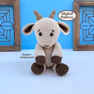 Capra Amigurumi - Schema digitale all'uncinetto
