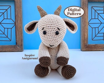 Ziege Amigurumi - Digitale Häkelanleitung