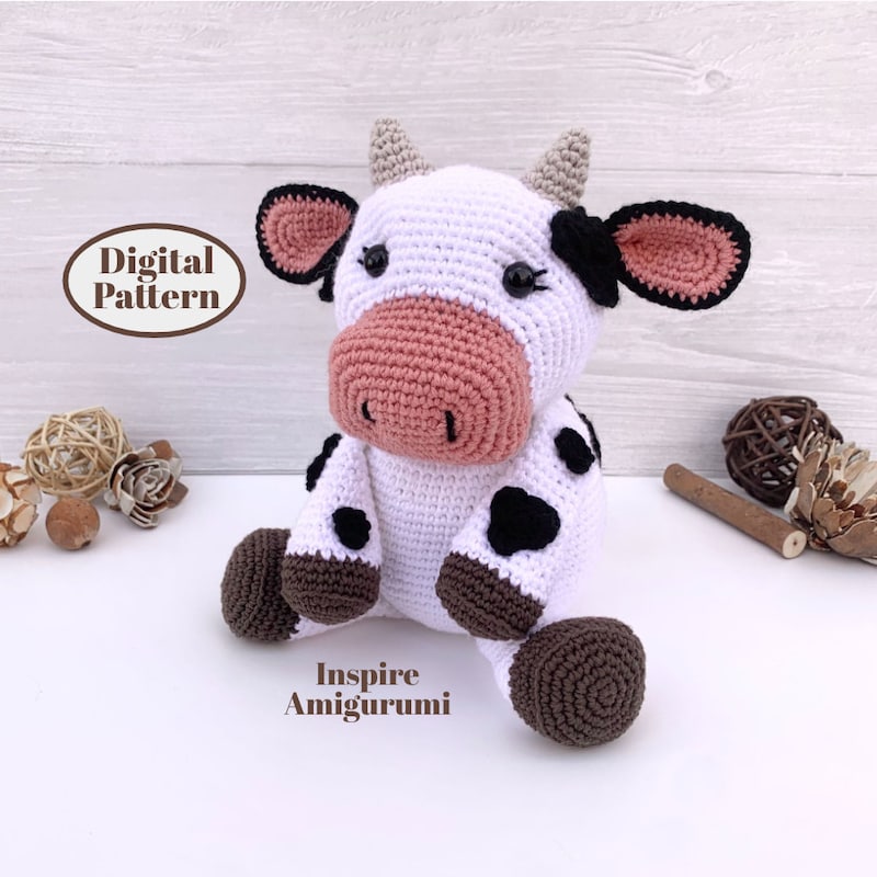 Large Cow Pattern - Etsy
