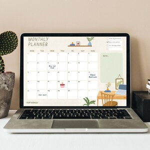 Monthly Planner Template PDF for FUN and the Utility.