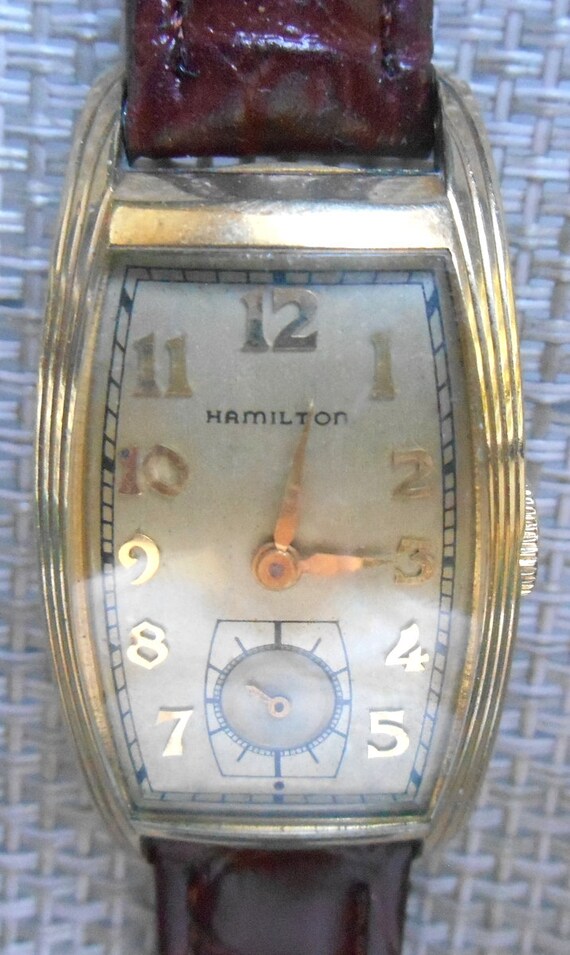 Fabulous 1938 Hamilton Linwood Wrist Watch, Matchi