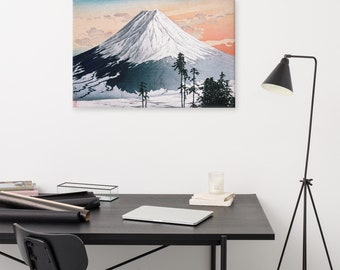Mountain Painting,Abstract Mountain Canvas, Mountain Wall Canvas, Colorful Painting, Oil Painting Print, Abstract Canvas, Mountain Landscape