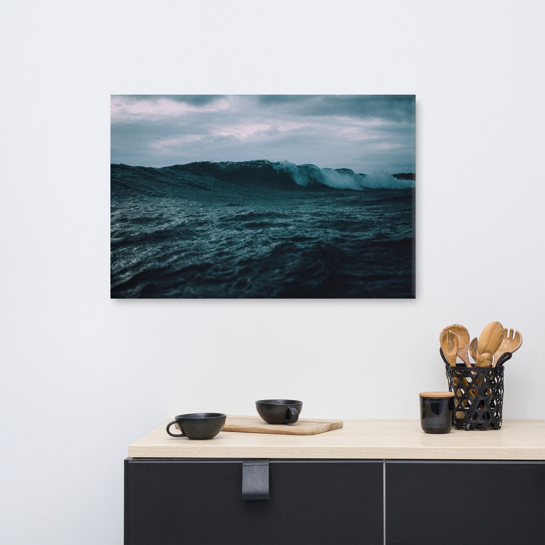 Sea Beach Ocean Canvas Wall Art Design | Poster Print Decor for Home ...
