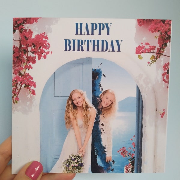 Mamma Mia Birthday Card