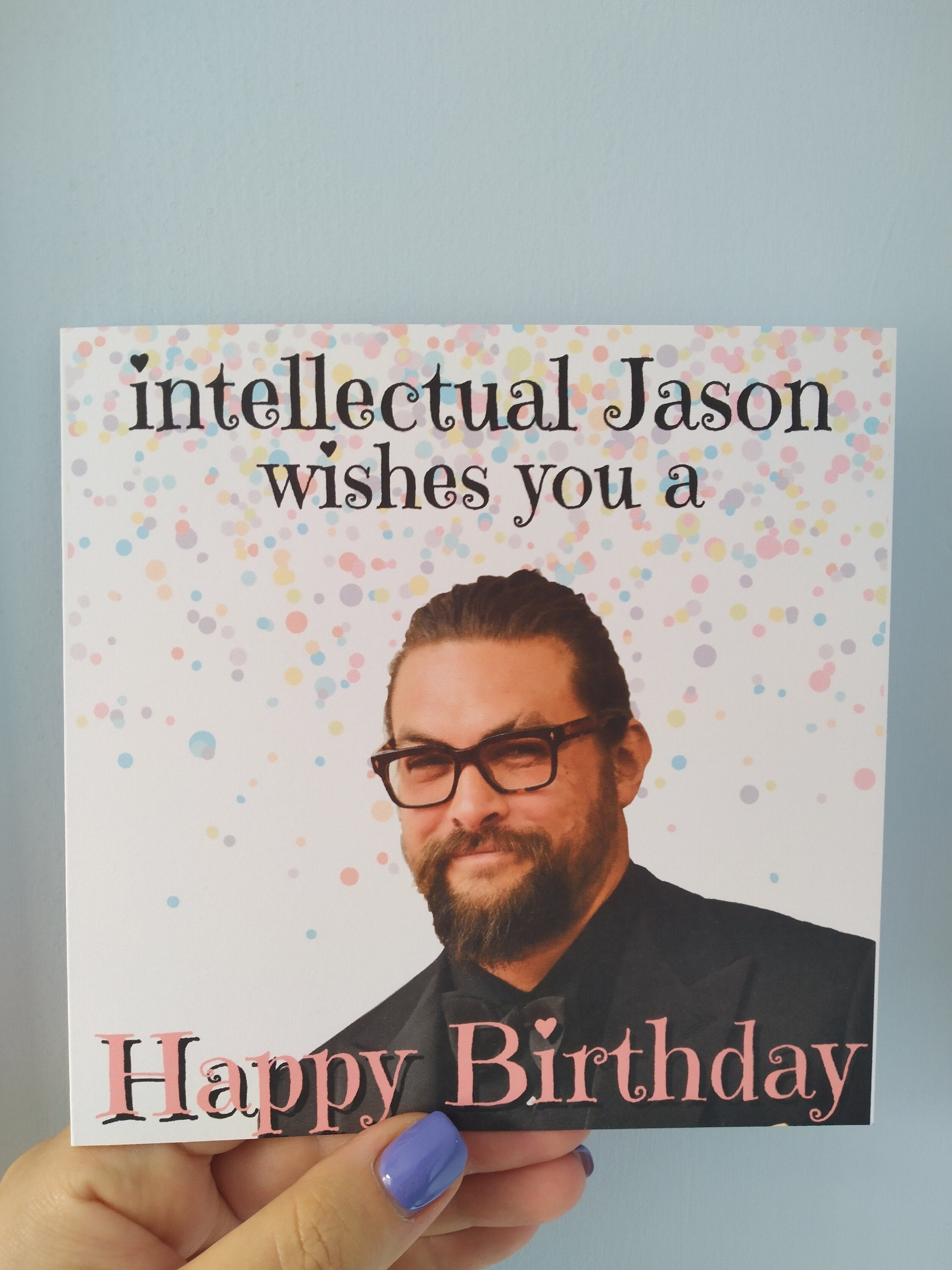Jason Momoa Birthday Card Funny Birthday Card - Etsy