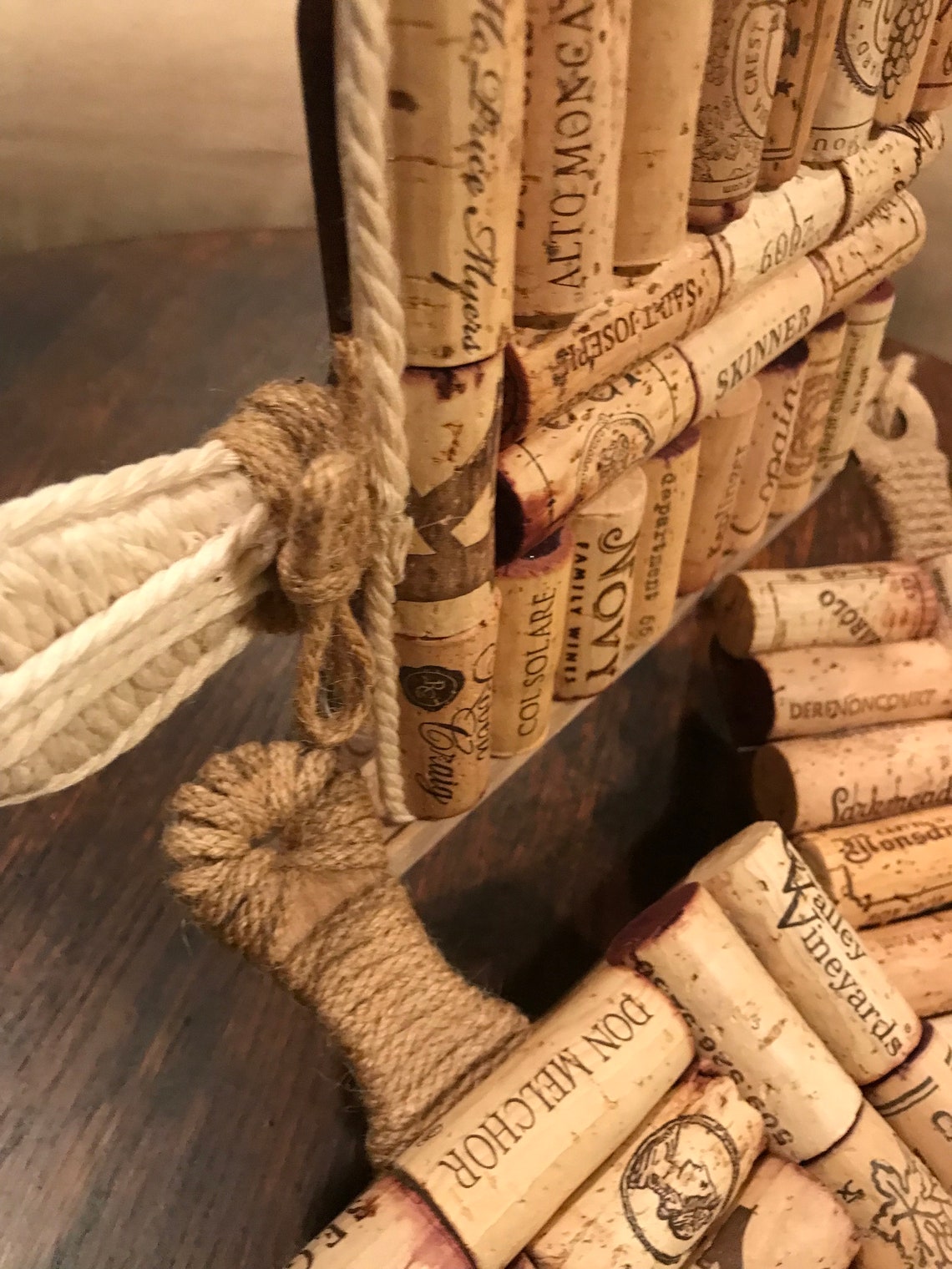 Wine Cork Trivets Framed & Unframed, Wood Trivet, Cork Hot Pad