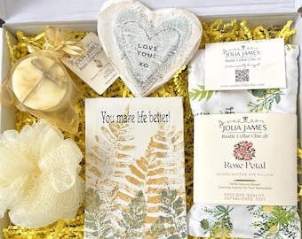 Deluxe Self Care Package, Pampering Gift Box, Relaxation Stress Relief, Aromatherapy Gift, Cheer Up Set, Teacher Appreciation, Mother's Day