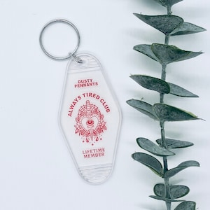 Vintage like motel Keychain, Keychain, Vintage, Retro Keychain
