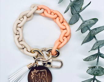 Chunky Link Mama Keychain