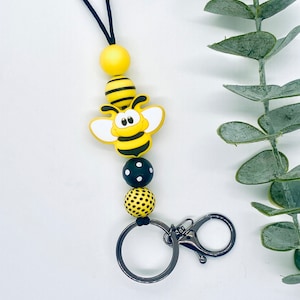 Breakaway Bumble bee lanyard,  teachers lanyard,Badge Holder, Nurses Lanyard, Teachers Gifts, ID holder, teachers gift,