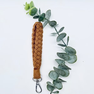 Boho Makramee Armband Schlüsselanhänger