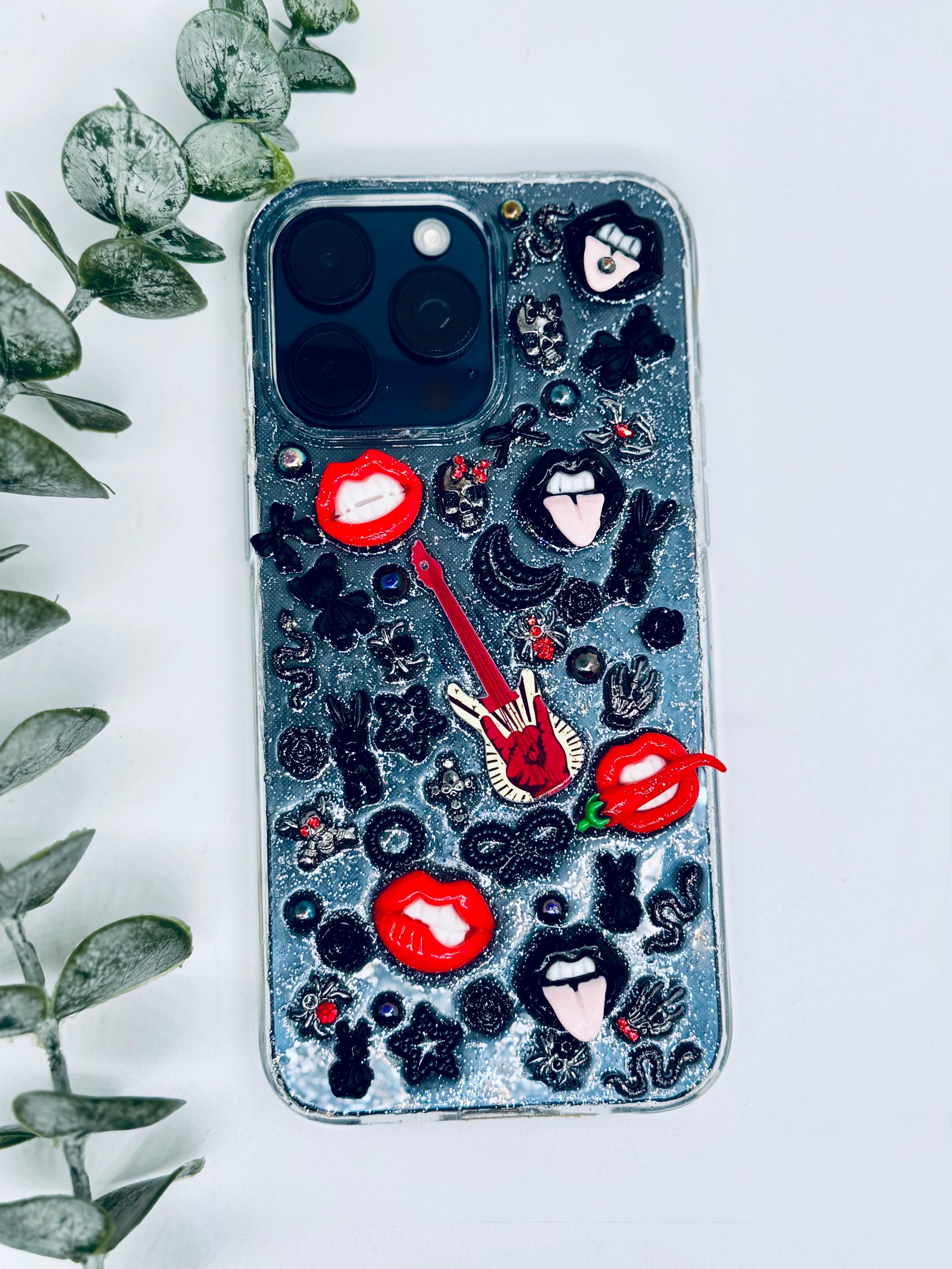 Custom Charm iPhone Case: Junk Style