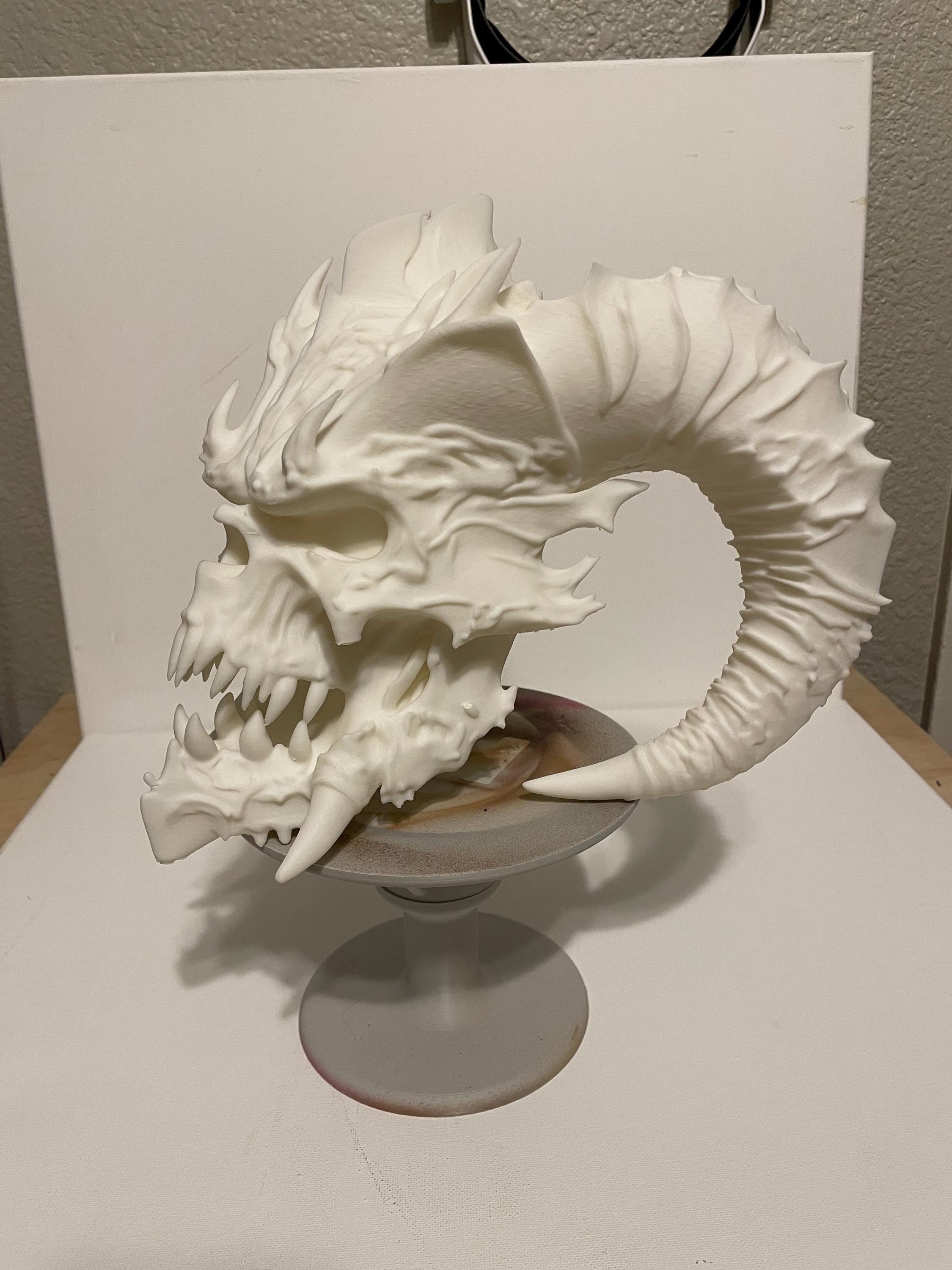 Big Horn Demon Skull Hand Painted or Air Brushed - Etsy