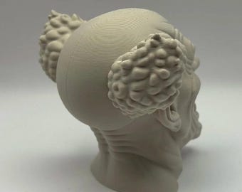 evil clown bust