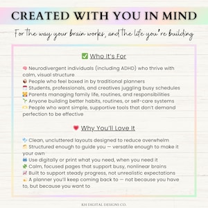 Cleaning Planner Printable | Adhd Adult Chore Chart | Home Maintenance & Declutter Planner | Weekly Cleaning Checklist | PDF | Rainbow afbeelding 12