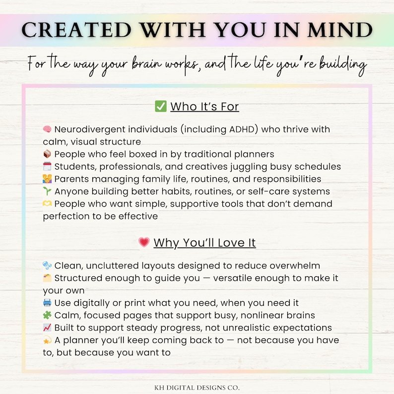 Cleaning Planner Printable | Adhd Adult Chore Chart | Home Maintenance & Declutter Planner | Weekly Cleaning Checklist | PDF | Rainbow afbeelding 12