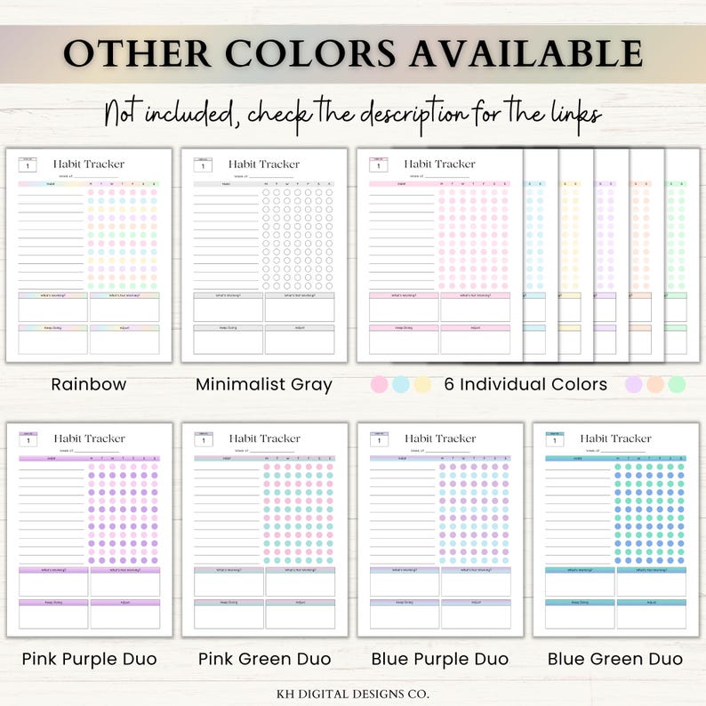 12 Week Planner Printable: Goal-Focused Planning System for Weekly Routines & Daily Progress (PDF) – Boho imagen 14