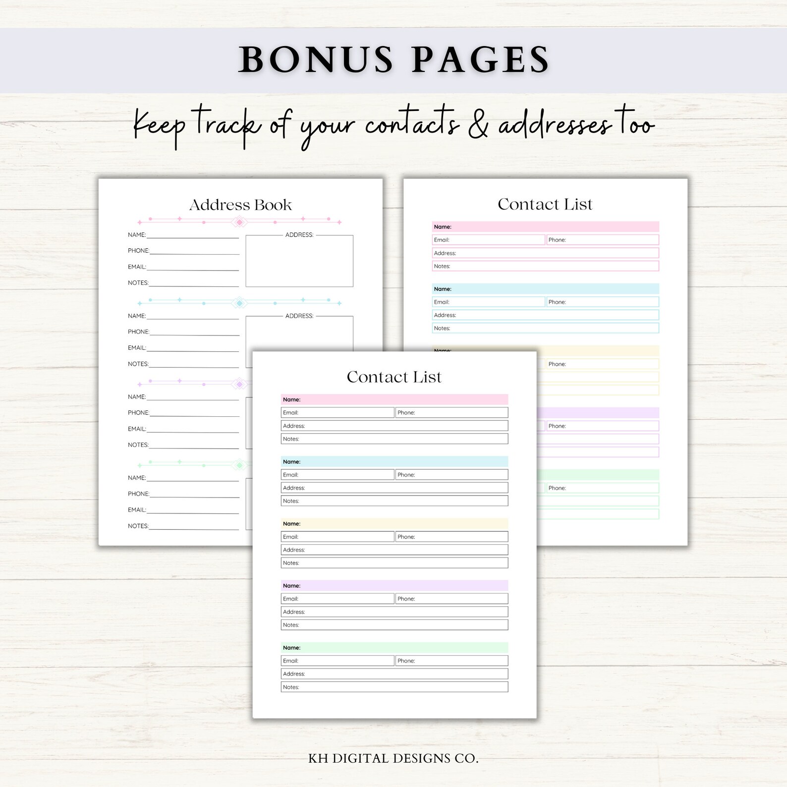 Password Tracker | Password Book | Good Notes Planner | Password Log ...
