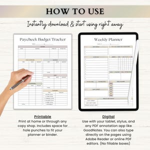 Home Management Binder | Printable Cleaning Schedule | Family Chore ...
