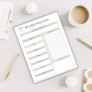 12 Week Planner Printable: Goal-Focused Planning System for Weekly Routines & Daily Progress (PDF) – Boho imagen 11