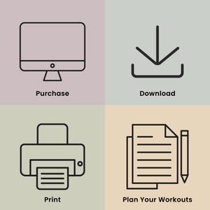 Fitness Planner Printable | Weight Loss Journal | Food & Calorie Tracker | Adhd Fitness Journey | Weekly Exercise Log | PDF | Boho image 9