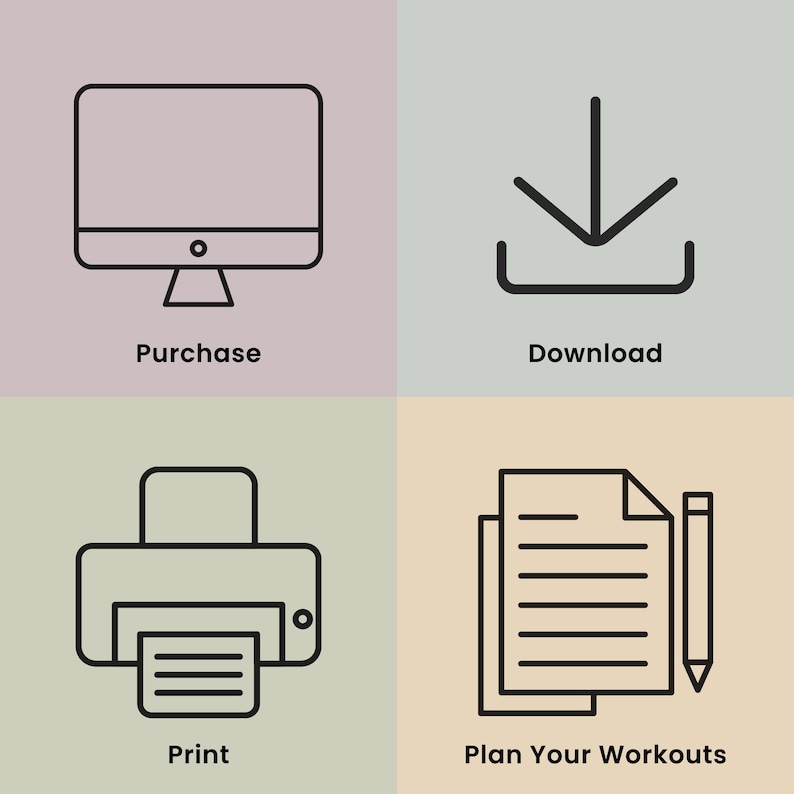 Fitness Planner Printable | Weight Loss Journal | Food & Calorie Tracker | Adhd Fitness Journey | Weekly Exercise Log | PDF | Boho image 9