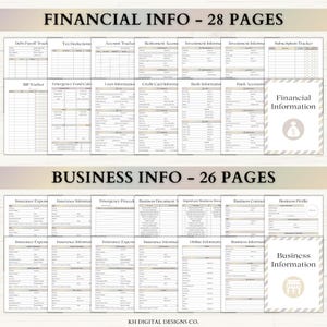 Emergency Binder Printable | End of Life Planner | Household Family Survival Binder | In Case of Emergency Disaster Planner | PDF | Boho image 4