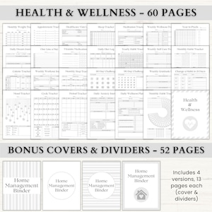 Home Management Binder | Printable Cleaning Schedule | Family Chore ...