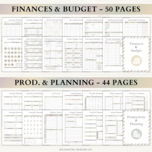 Home Management Binder | Printable Cleaning Schedule | Family Chore ...