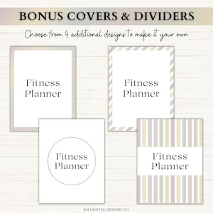Fitness Planner Printable | Weight Loss Journal | Food & Calorie Tracker | Adhd Fitness Journey | Weekly Exercise Log | PDF | Boho image 5