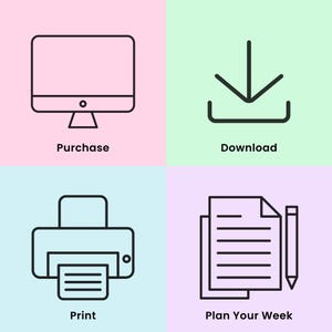 12 Week Planner Printable: Build Momentum & Achieve More in 12 Weeks with Focused Weekly Planning (PDF) – 6 Colors image 10