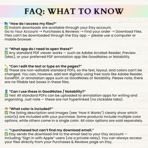 Cleaning Planner Printable | Adhd Adult Chore Chart | Home Maintenance & Declutter Planner | Weekly Cleaning Checklist | PDF | Rainbow afbeelding 13