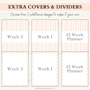 12 Week Planner Printable: Build Momentum & Achieve More in 12 Weeks with Focused Weekly Planning (PDF) – 6 Colors image 6