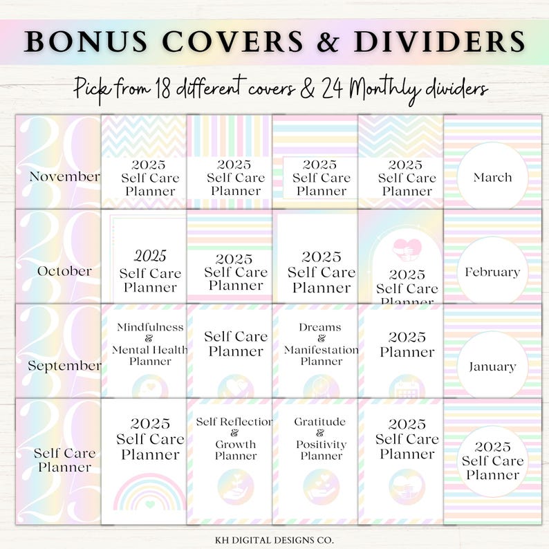 2025 Self Care Planner Bundle Printable Adhd Self Care Journal Anti 2025 Self Care Planner Bundle Printable Adhd Self Care Journal Anti