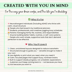 75 Day Challenge Printable Bundle: Workout Planner, ADHD Habit Tracker, Weight Loss Journal, 75 Soft + Medium Challenge (PDF) – 6 Colors image 14