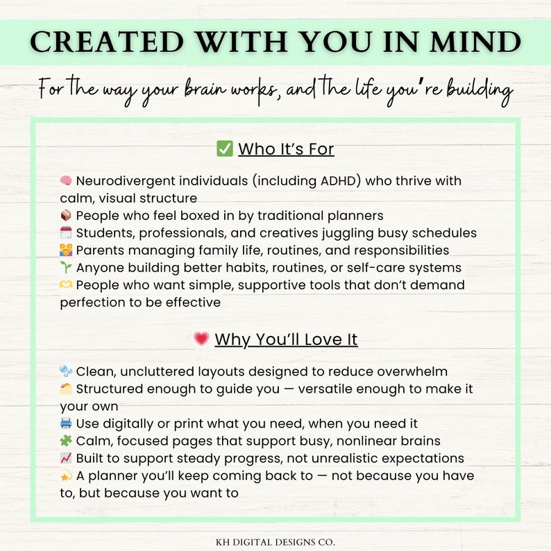 75 Day Challenge Printable Bundle: Workout Planner, ADHD Habit Tracker, Weight Loss Journal, 75 Soft + Medium Challenge (PDF) – 6 Colors image 14