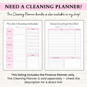 Finance Planner Printable | Adhd Budget Binder | Monthly Bill Tracker | Weekly Financial Planner | Debt Payoff Tracker | PDF | 6 Colors image 14