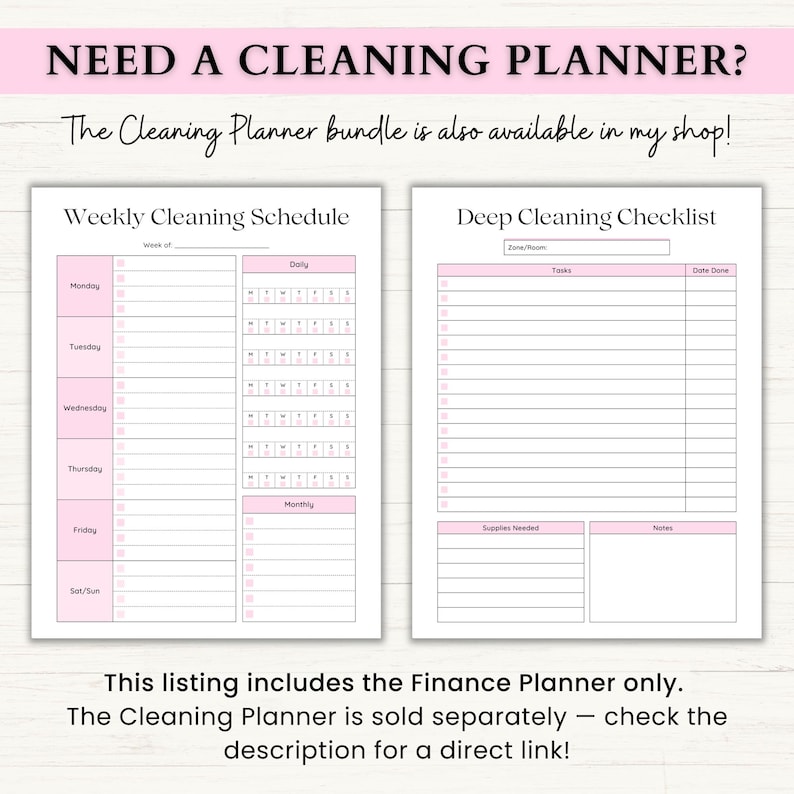 Finance Planner Printable | Adhd Budget Binder | Monthly Bill Tracker | Weekly Financial Planner | Debt Payoff Tracker | PDF | 6 Colors image 14