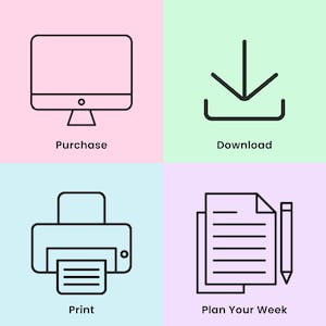12 Week Planner Printable: Accomplish More in 12 Weeks Than Most Do in a Year (PDF) – Rainbow image 10