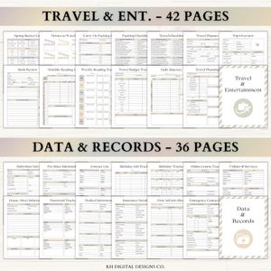 Home Management Binder | Printable Cleaning Schedule | Family Chore ...