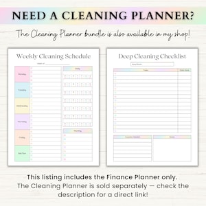 Finance Planner Printable | Adhd Budget Binder | Debt Payoff Tracker | Savings Challenge | Monthly Bill Organizer | PDF | Rainbow image 14