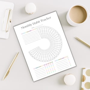 Ultimate Life Planner Printable Bundle – ADHD Productivity, Habit & Self-Care Organizer | Household, Travel and Emergency Tools | Rainbow imagem 13