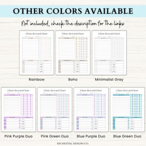 Home Management Binder | Printable Cleaning Schedule | Weekly Meal Planner | Budget Tracker | Household Organizer Checklist | PDF | 6 Colors image 15